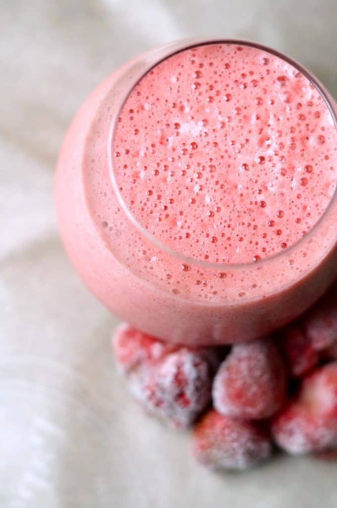 strawberry lime watermelon smoothie