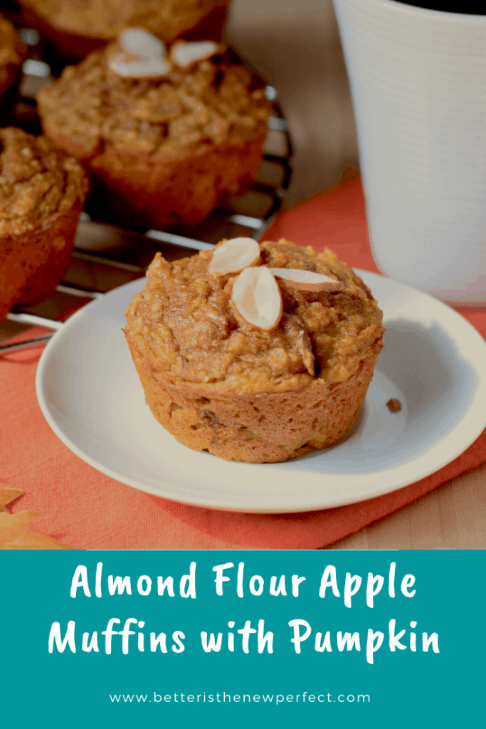 almond flour apple muffins with pumpkin 